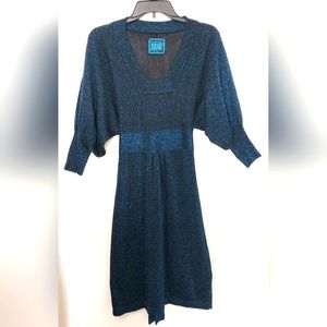 Matthew Williamson Women's 'Butterfly' Debenhams UK,  Metallic Dress.  Size US 8